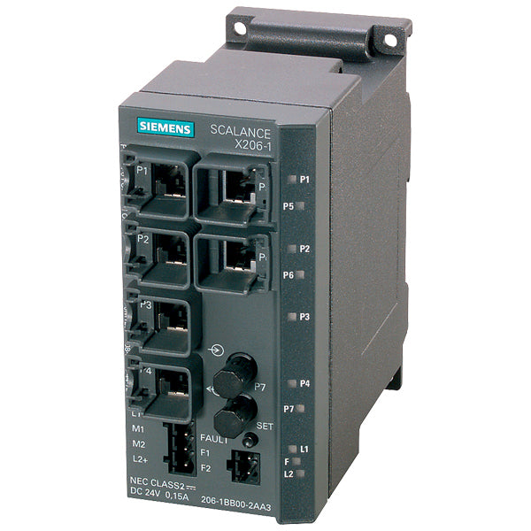 6GK5206-1BB10-2AA3 | Siemens SCALANCE X206-1 Managed IE Switch