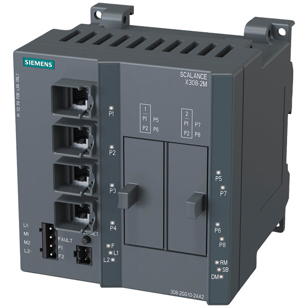6GK5308-2GG10-2AA2 | Siemens SCALANCE X308-2M Managed IE Switch