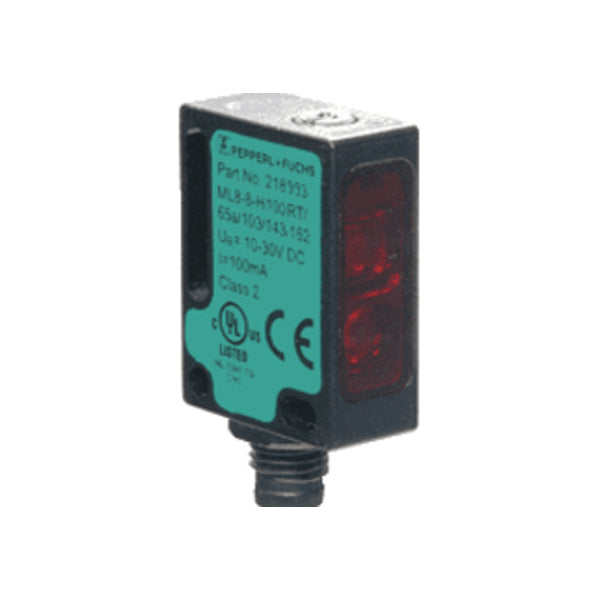 ML8-8-H-100-RT/65a/103/143/162 | Pepperl+Fuchs Retroreflective Sensor