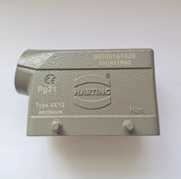 HARTING 19340030731 10B low structure double lock top outlet flying wire base 1xM25